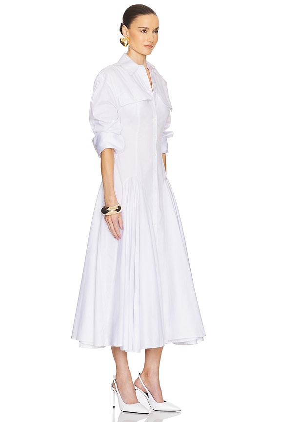 Godet Shirt Dress