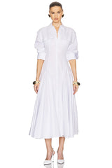 Godet Shirt Dress