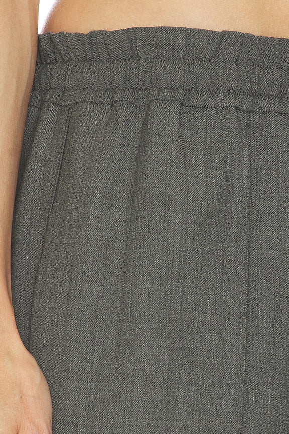 Wool Blend Drawcord Trousers