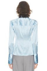 The Silk Charmeuse Shirt