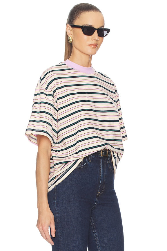 The Boxy Tee in Stripe
