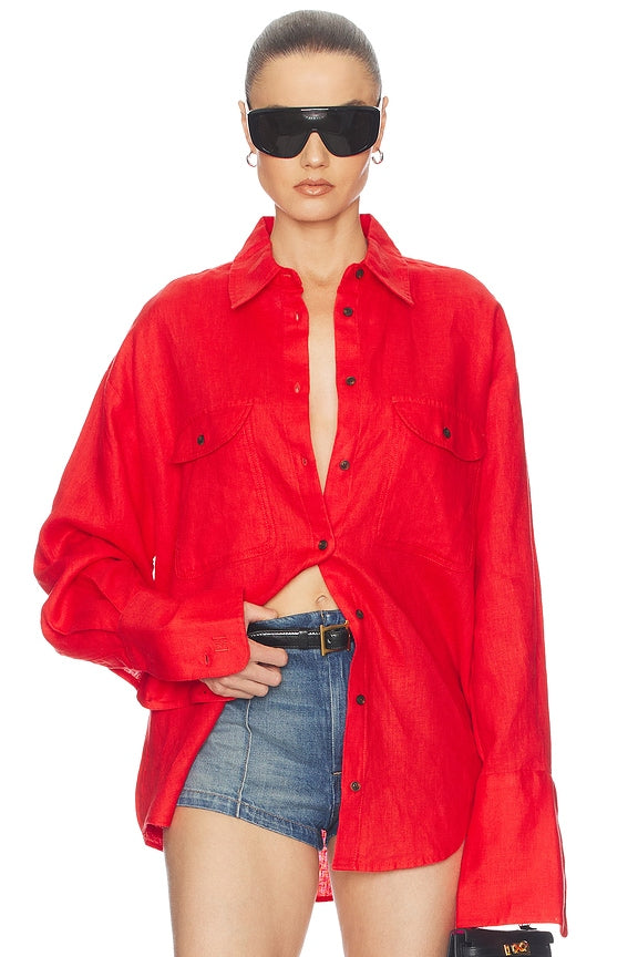 Washed Linen Shirt