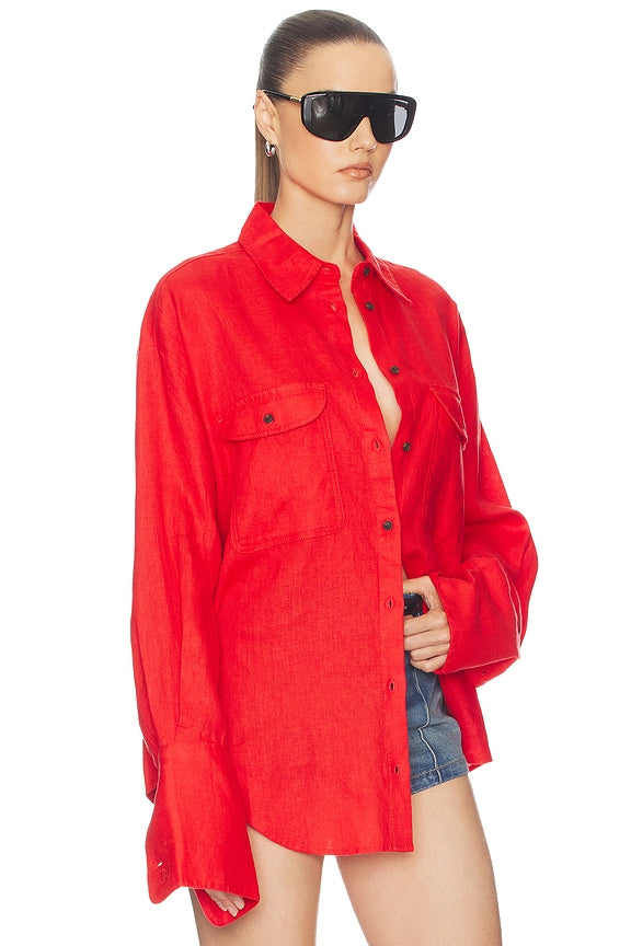 Washed Linen Shirt