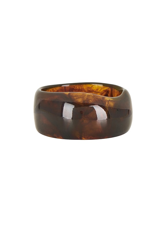 Kaia Bangle in Burnt Orange