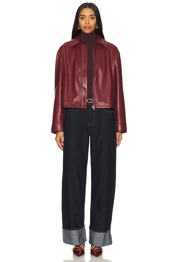 x REVOLVE Rapha Faux Leather Jacket