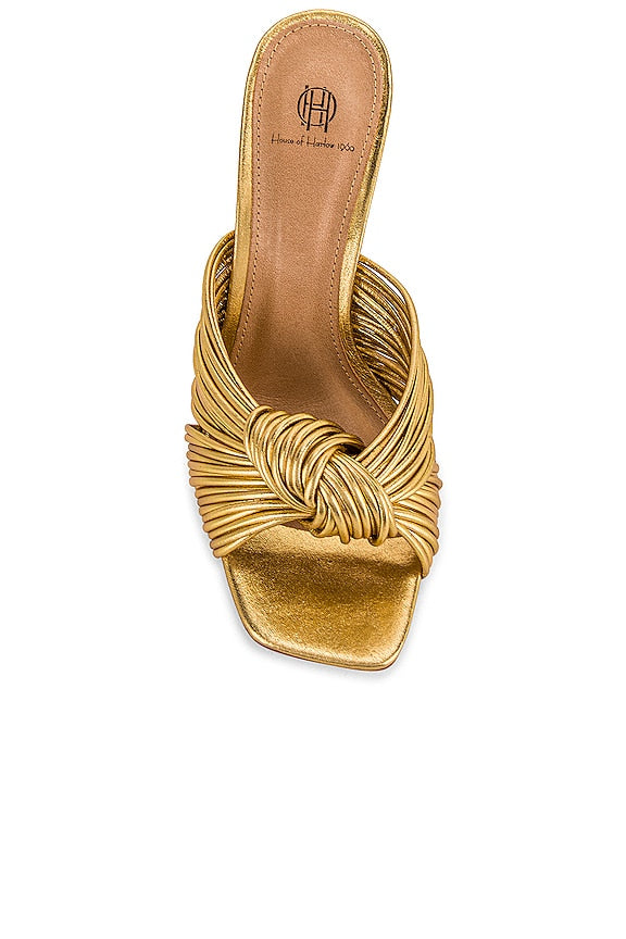 x REVOLVE Multi Strap Knotted Sandal