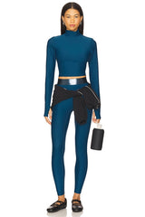 Long Sleeve Mock Neck Top