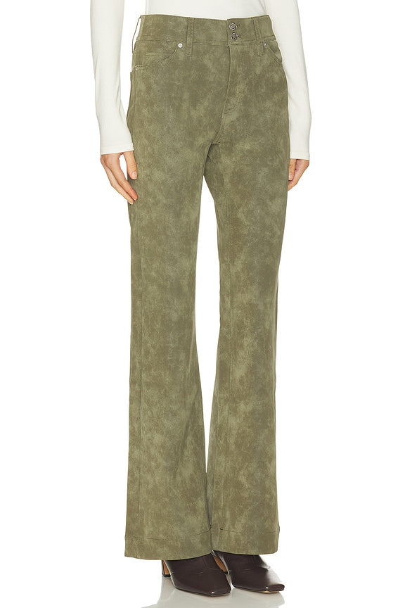 Faux Suede Dani Flare Pants