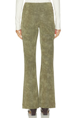 Faux Suede Dani Flare Pants