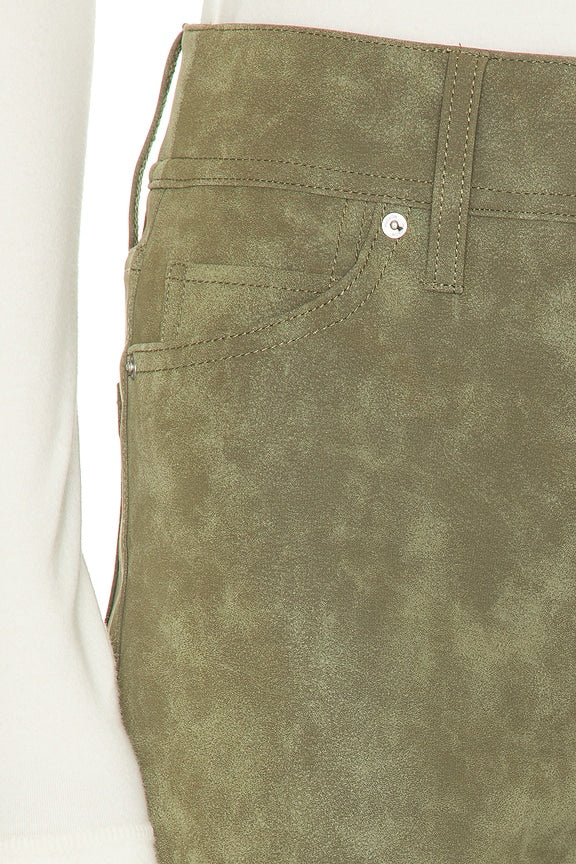 Faux Suede Dani Flare Pants