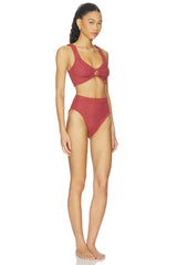 Nadine Bikini Set With Gold Hoop