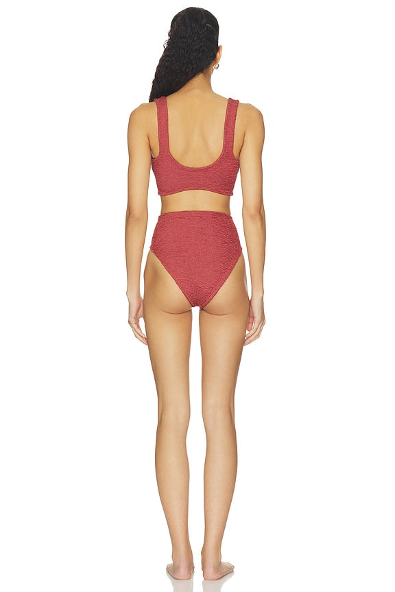 Nadine Bikini Set With Gold Hoop