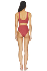 Nadine Bikini Set With Gold Hoop
