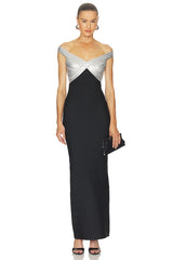 The Metallic Bonnie Gown