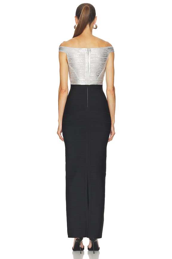 The Metallic Bonnie Gown