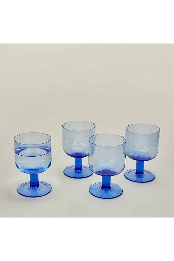 Simple Seeded Glassware Set Of 4