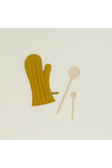 Simple Linen Oven Mitt