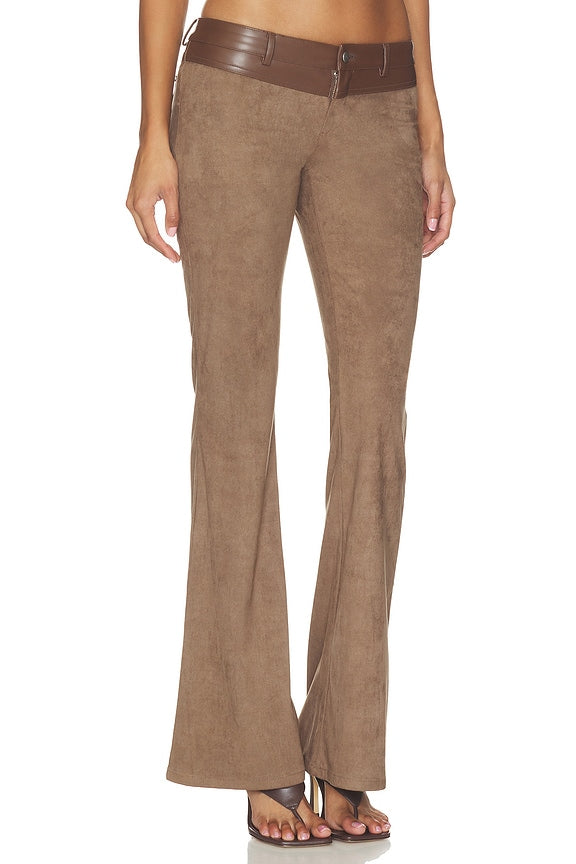 Viviane Suede Pant