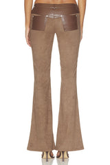 Viviane Suede Pant