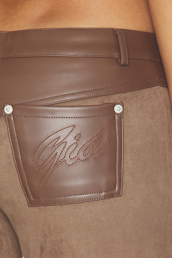 Viviane Suede Pant