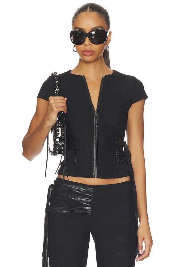 Iselda Fringe Top