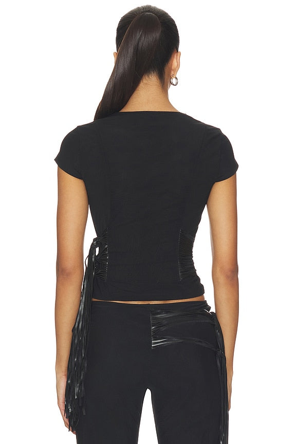 Iselda Fringe Top