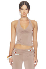 Rhea Halter Top
