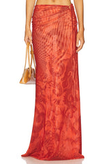 Reversible Maxi Skirt