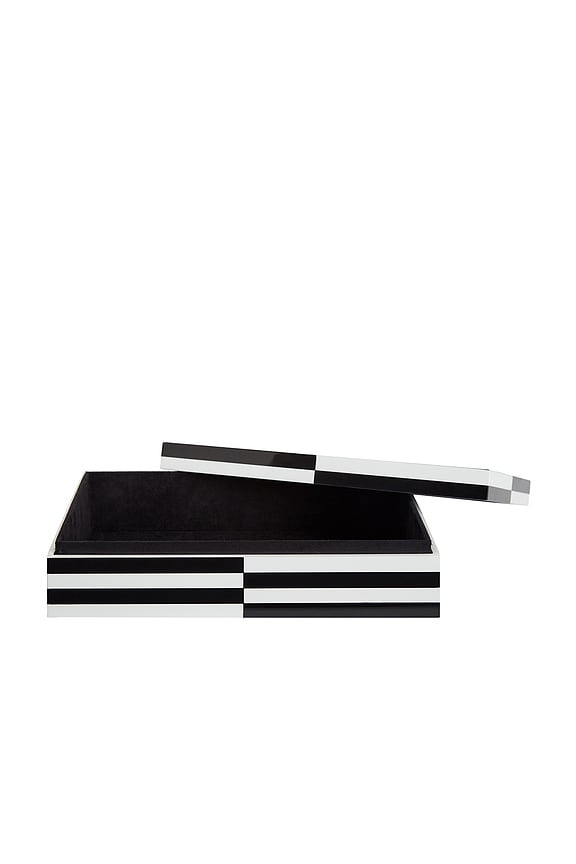 Large Op Art Lacquer Box