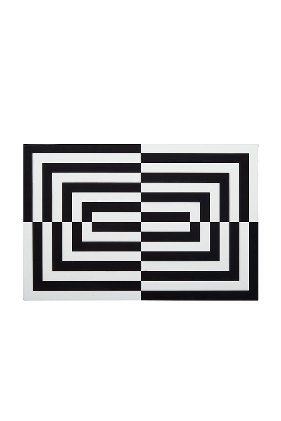 Large Op Art Lacquer Box