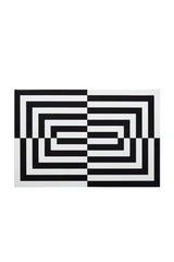Large Op Art Lacquer Box