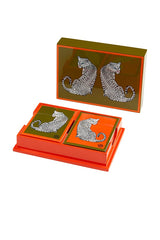 Leopard Lacquer Card Set
