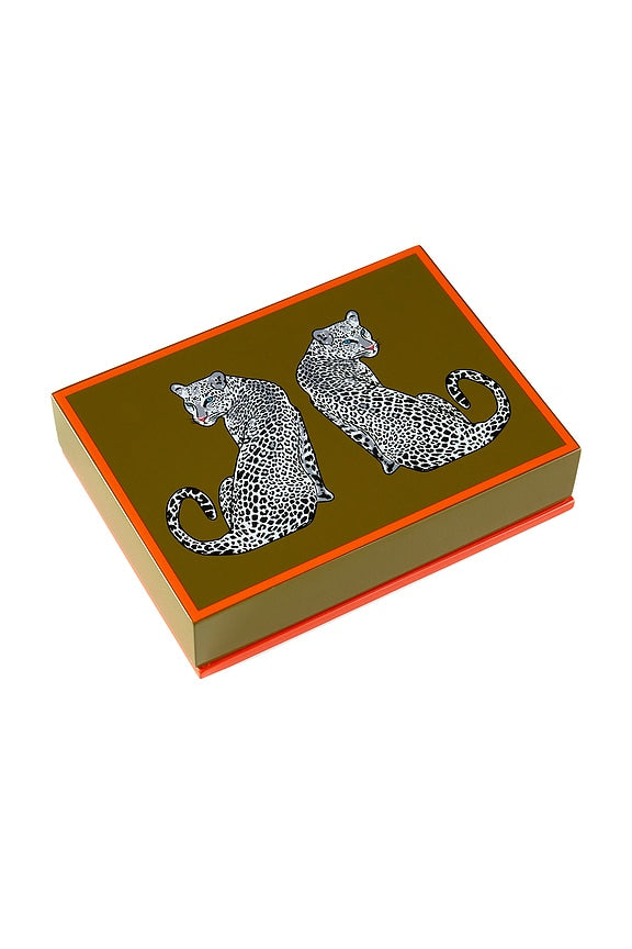 Leopard Lacquer Card Set