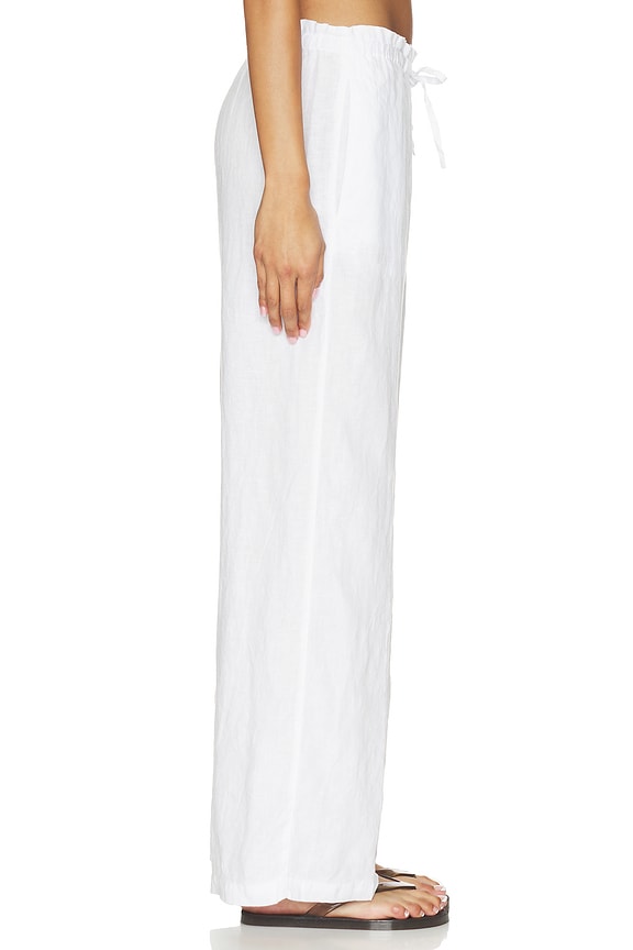Paperbag Waist Linen Pant