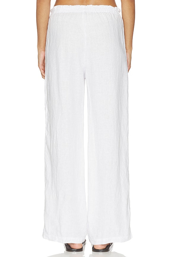 Paperbag Waist Linen Pant