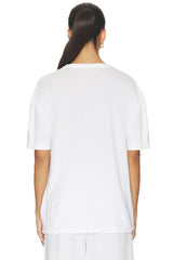 Crepe Jersey Oversized Crew Tee