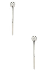 Icon Small Hoops in Silver