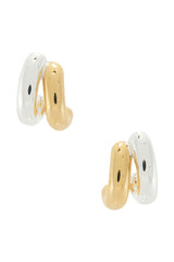 Mini Florence Two Tone Earrings