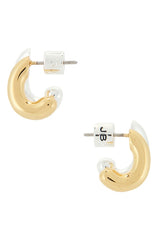 Mini Florence Two Tone Earrings
