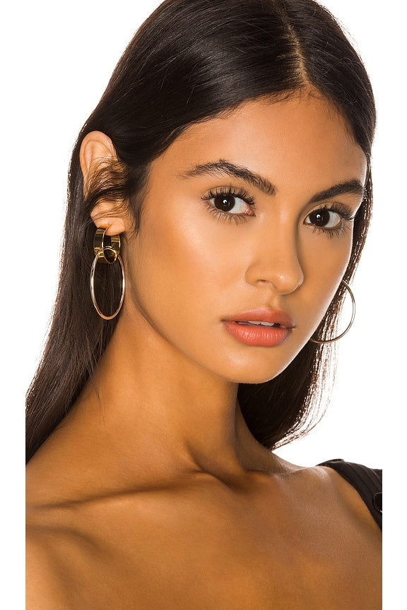 Imogen Hoop Earrings in Gold