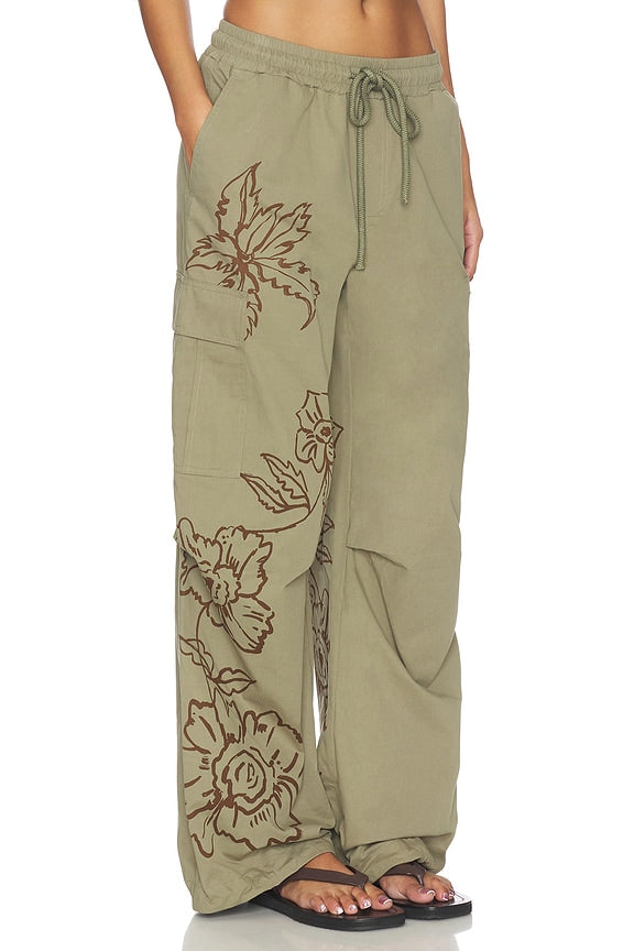 Cotton Parachute Pant