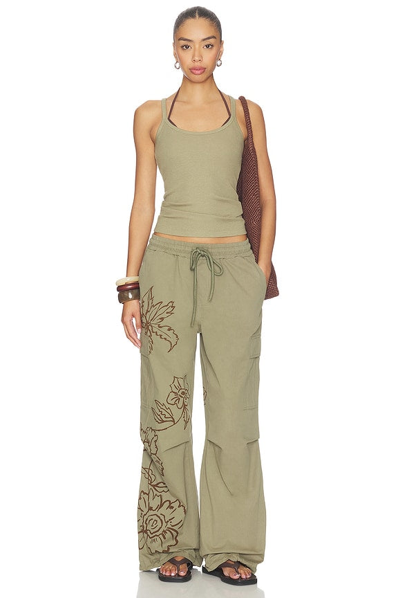 Cotton Parachute Pant