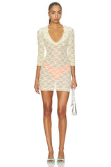 3/4 Sleeve Lace Dress
