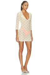 3/4 Sleeve Lace Dress