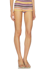 Cata Multi Stripe Mini Shorts