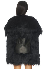 Faux Fur Cropped Jacket