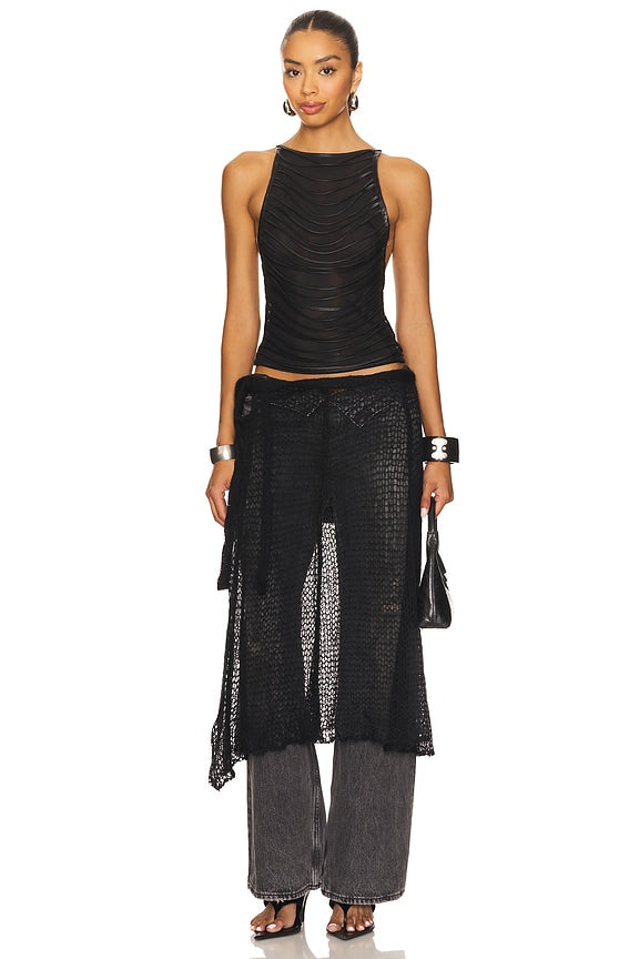 Strings Attached Backless Top