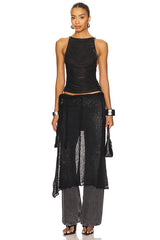 Strings Attached Backless Top