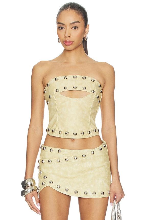 Corset With Oversized Studs