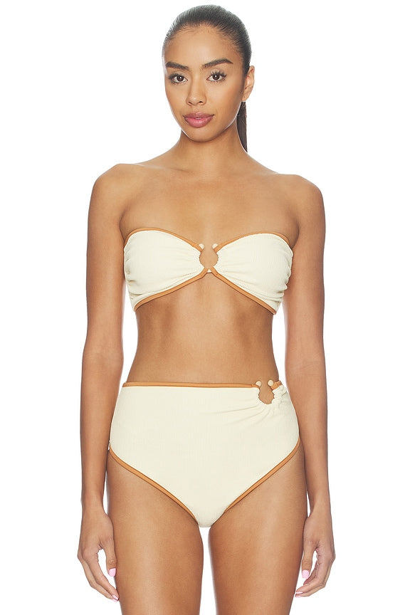 Crinkle Seawaters Bikini Top